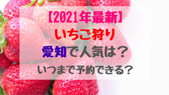 21年最新 いちご狩り愛知で人気は いつまで予約できる バズバズる